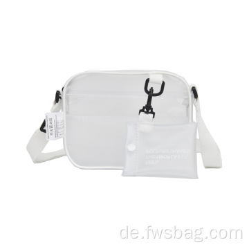 2022 Sommer Clear PVC Crossbody Beach Bag wasserdicht